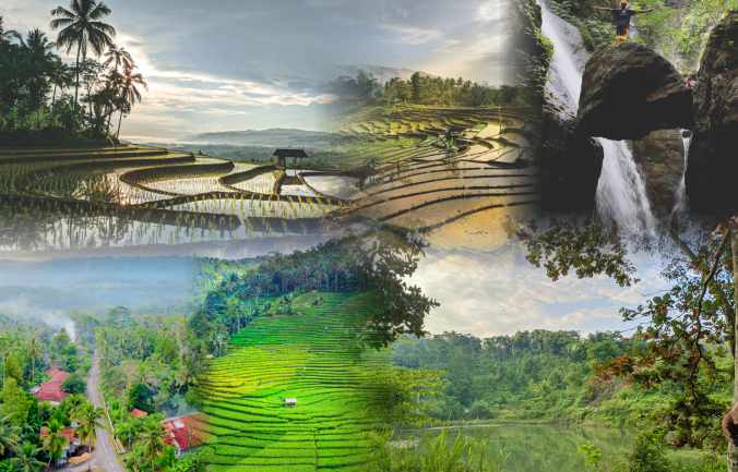 Pesona Ubud Bali hadir di Desa Karyamukti Kabupaten Ciamis